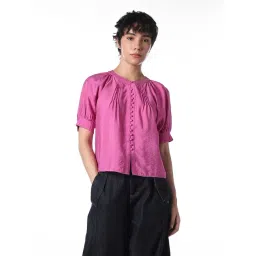 Only Purple Viscose Solid Top-picture-16