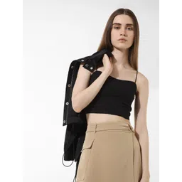 ONLY Shoulder Straps Sleeveless Slim Fit Top-picture-46