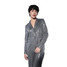 Only Silver Embellished Blazer-picture-32