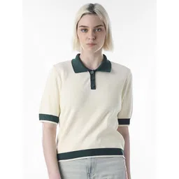 ONLY Varsity Polo Collar T-shirt-picture-36