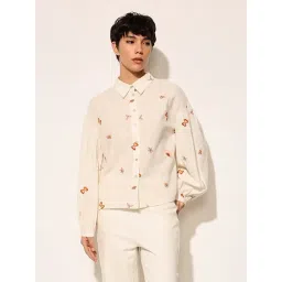 Only White Cotton Print Shirt-picture-51