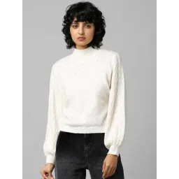Only White Embellished Pullover-picture-21