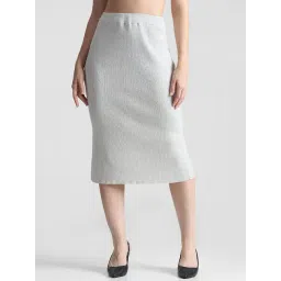 Only White Midi Skirt-picture-43