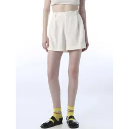 Only White Regular Fit Shorts-picture-36