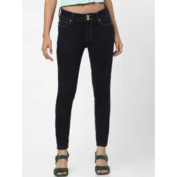 ONLY Women Blue Skinny Fit High-Rise Jeans-picture-16