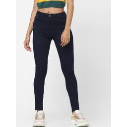 ONLY Women Blue Skinny Fit High-Rise Jeans-picture-24