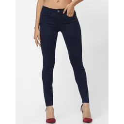 ONLY Women Blue Skinny Fit High-Rise Jeans-picture-19