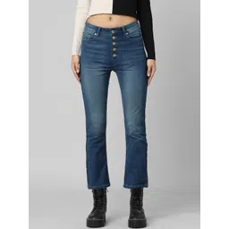 ONLY Women Blue Skinny Fit High-Rise Jeans-picture-30
