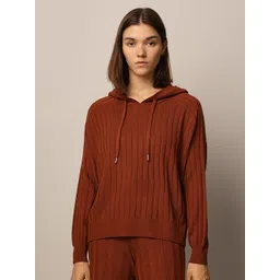 ONLY Women Cable Knit Ribbed Pullover-picture-14