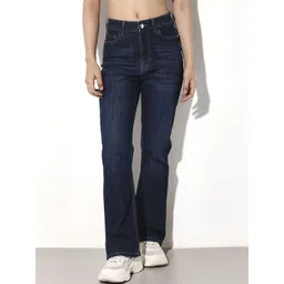 ONLY Women Flared High-Rise Stretchable Jeans-picture-10