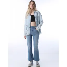 ONLY Women Flared High-Rise Stretchable Jeans-picture-17