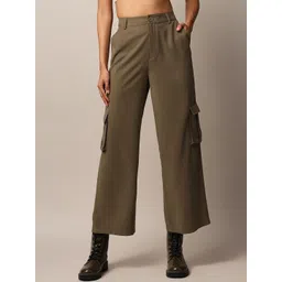 ONLY Women High-Rise Cargos Trousers-picture-10