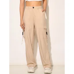 ONLY Women High-Rise Cargos Trousers image 5