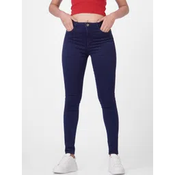 ONLY Women Navy Blue Skinny Fit High-Rise Jeans-picture-33
