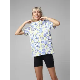 ONLY Women Onlbingo Aop Ss Jr Floral Printed Cotton T-shirt-picture-20
