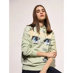 ONLY Women Printed Hooded Sweatshirt-picture-12