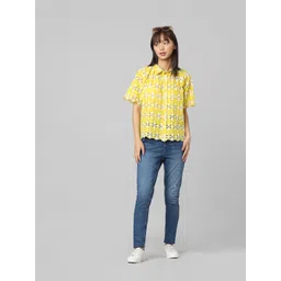 ONLY Women Skinny Fit High-Rise Low Distress Light Fade Stretchable Cotton Jeans-picture-31