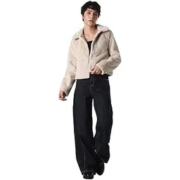 only Women Spread Collar Solid Parka Jacket-picture-23