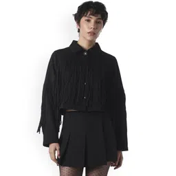 ONLY Women Spread Collar Solid Tailored Jacket-picture-16