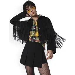 ONLY Women Spread Collar Solid Tailored Jacket image 5