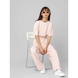 ONLY Women Straight Fit High-Rise Cotton Trousers-image-43