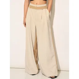 ONLY Women Straight Fit High-Rise Pleated Trousers-picture-28