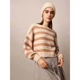 ONLY Women Striped Long Sleeves Pullover-picture-27