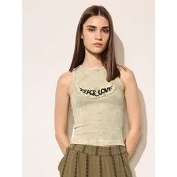 ONLY Women Typography Printed Slim Fit T-shirt-picture-46