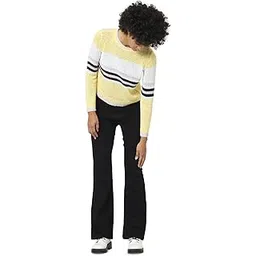 only Women's Acrylic Blend Round Neck Sweater-picture-23