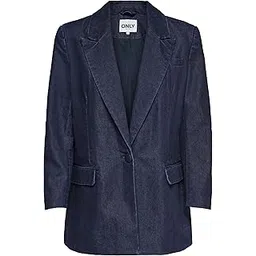 only Women's Cotton Blend Blazer-picture-29