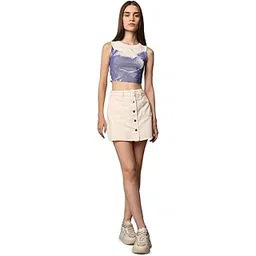 only Women's Cotton Blend Regular Fit T-Shirt-picture-24