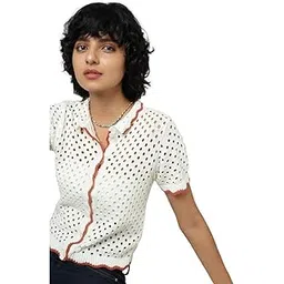 only Women's Cotton Regular Fit Collar Neck Shirt-picture-37