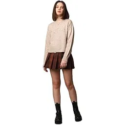 only Women's Polyester Blend Classic Sweater-picture-35