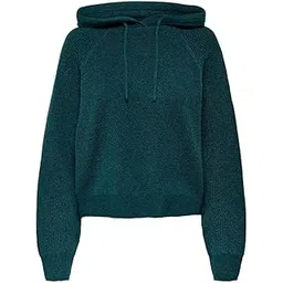 only Women's Polyester Blend Hooded Neck Sweater-picture-15