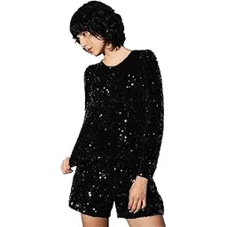 only Women's Polyester Blend Regular Fit T-Shirt-picture-41