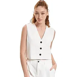 only Women's Polyester Blend Slim Fit Top-picture-29