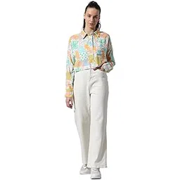 only Women's Printed Rayon Regular Fit Shirt-picture-47