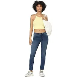 only Women's Slim Fit High Rise Jeans-picture-15