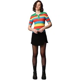 only Women's Striped Regular Fit T-Shirt-picture-38
