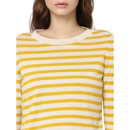 Only Yellow Striped Pullover image 5