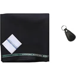 Only Vimal Men's Unstitched Fabric : Pant Piece, Coat Pant Suit, 2/3 Piece Suit with Handkerchief and Keychain-picture-17