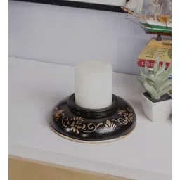 ons interior industry Black MDF & Mango Wood Candle Holder-picture-27