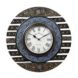 ons interior industry Multicolor Solid Wood Solid Vintage Traditional Wall Clock-picture-12