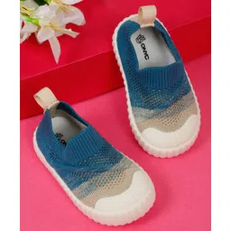 ONYC Mesh Detailed & Colour Blocked Shoes - Teal Blue-picture-33