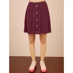 OOMPH! FACTOR A-line Above Knee Skirt-picture-12