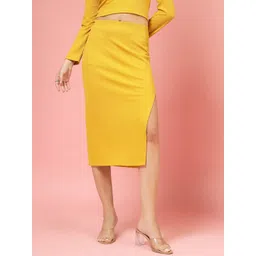 OOMPH! FACTOR Pencil Midi Skirt-picture-19