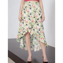 OOMPH! FACTOR Printed Wrap Midi Skirt-picture-37