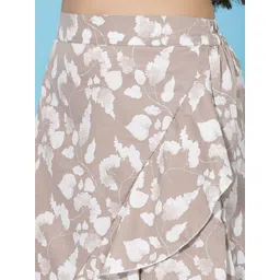 OOMPH! FACTOR Printed Wrap Midi Skirt image 5