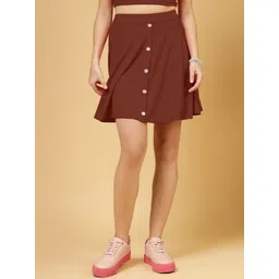 Oomph! A-Line Above Knee Length Skirt-picture-16