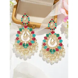 OOMPH Floral Drop Earrings-picture-26